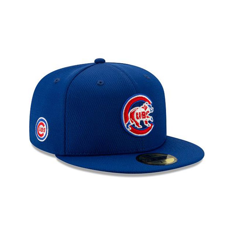 MLB Chicago Cubs 2021 Spring Training 59Fifty Fitted (URC8170) - Blue New Era Caps